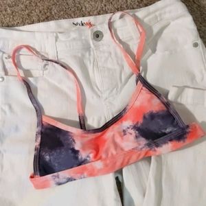Cute Bikini Top, Yoga Top, Fashion Top . Size M